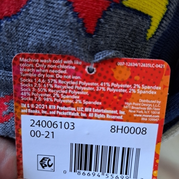 Ryan's World shoe size 3-9 NWT - Picture 4 of 4